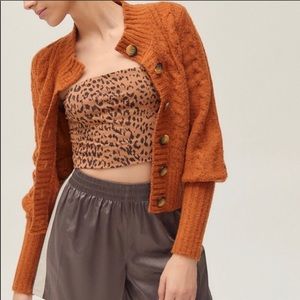 Urban Outfitters Puff Sleeve Sweater